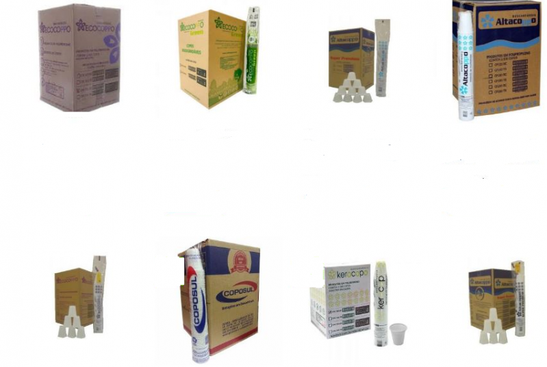 Embalagens Descartáveis para Condomínios Santo André - Copos Descartáveis para Condomínios ABC